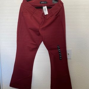 COPY - Torrid size 16xs - Studio Trouser Ponte pant -burgundy/maroon